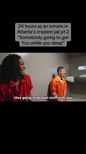 24 hours as an inmate in Atlanta’s craziest jail pt 2 “somebody going to get you while you sleep” #jail #tommyg #lockedup #fypdongggggggg #viraledit