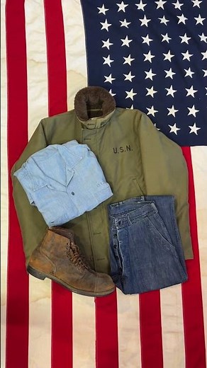 Iconic 1940s USN Deck Jacket | Own a Piece of History! #vintage