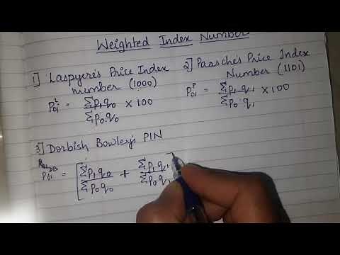 Weighted Price Index number formulae (easy trick to remember)