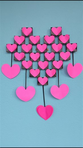 Matchstick Box Reuse Craft 😊🥰#walldecor#diy#craftideas#artandcraft#wallhangingcraftdecor#matchstick