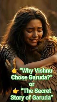 Why Lord Vishnu Chose Garuda as His Divine Vehicle | The Untold Mythological Story #indianmythology