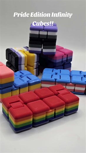 check out our Pride edition infinity cubes! I designed each pattern to represent a different pride flag. These are sooo addicting and fun fidgets,they're tough to put down! I'm always looking for the right colors to add more, so if you have a particular one in mind message me and I'll see what I can do!!#pride #pridemonth #transgender #asexual #bisexual #nonbinary #mndrygoods #minnesotadrygoods