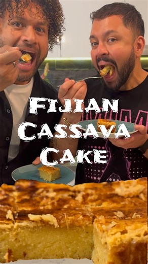 Fuzz Ali on Instagram: "✨fijian cassava cake✨ there are many different versions of cassava cake, from south america to the pacific - but the fijian version is absolutely elite! it’s a chewy, moreish, and decedent dessert, and incredibly easy to add to your repertoire! #recipe #fijianfood #cassavacake"