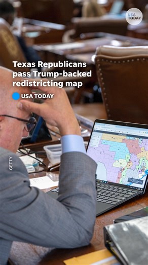 Texas House Republicans passed a Trump-backed congressional map to protect the party’s majority, with a Senate vote expected Aug. 21 before it goes to the governor’s desk. | USA TODAY Video
