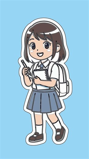 Easy Chibi Girl Drawing Tutorial with Chillify