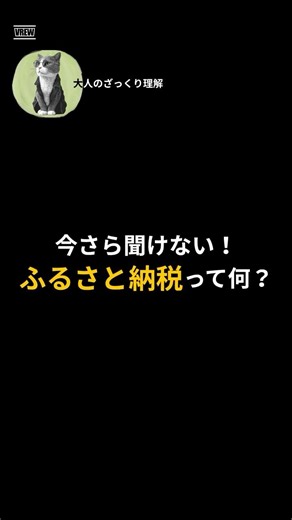 【大人のざっくり理解】ふるさと納税って何？