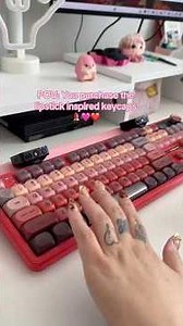 ASMR typing sounds- new keycaps 💄🩷❤️