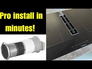 DIY Downdraft Cooktop Installation – Step-by-Step Guide to Turbo Ventilation & Kitchen Upgrade