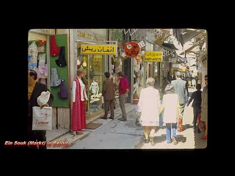 Beirut Libanon 1970 in 4K