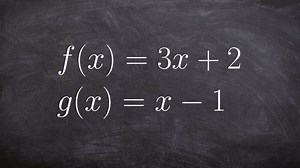 How to evaluate the composition of two functions