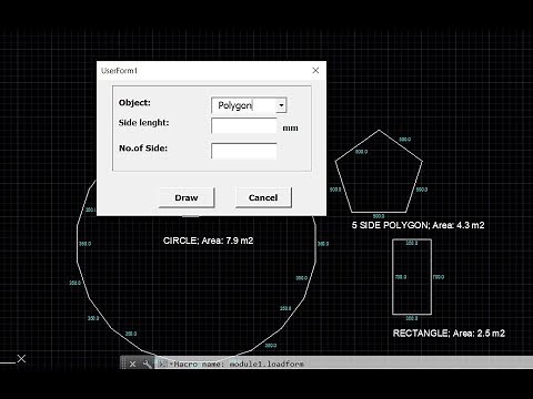 HOW TO CREATE DATA ENTRY FORM IN AUTOCAD-PART 1
