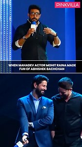 969K views · 12K reactions | How Mahadev's actor Mohit Raina made fun of Abhishek Bachchan . . . . #devonkedevmahadev #mohitraina #pinkvilla #abhishekbachchan | PinkVilla | Facebook