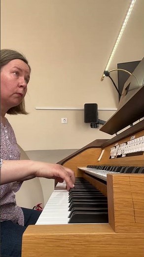 Beautiful sound of the classical style on the organ