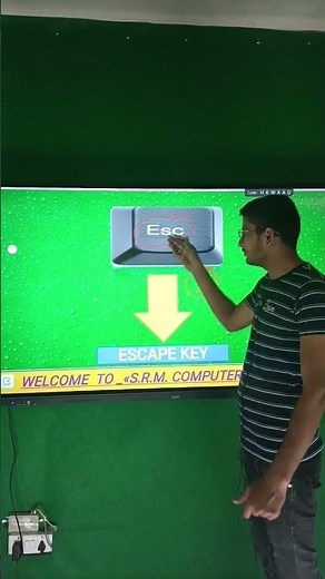 ESC/escape key ka use SRM COMPUTER EDUCATION BY ASHOK