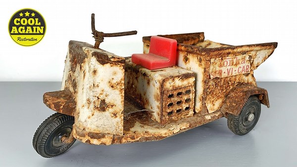 1960's Abandoned Tonka Ser-Vi-Car Toy Restoration