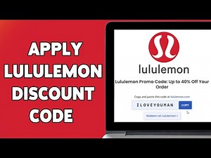 How To Apply Lululemon Discount Code 2024 | Save On Lululemon Purchases