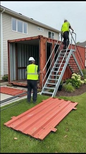 Rusty Shipping Container to Luxury Gazebo | Full Transformation Timelapse | BuildGreen #buildgreen