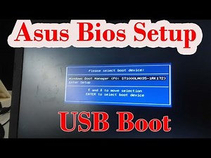 How to boot ASUS Laptop from Bootable USB Drive || Asus bios setup kaise kare | Bios Setup