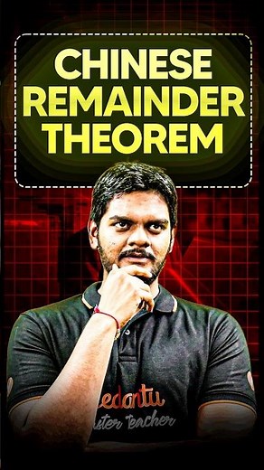 What is Chinese Remainder Theorem? #mathematics #ioqm #olympiad