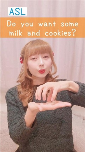 American Sign Language (ASL) “Do you want some milk and cookies?”Beginner Lesson for Deaf #asl #deaf