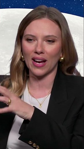 Scarlett Johansson and Channing Tatum On Moon Landing Set