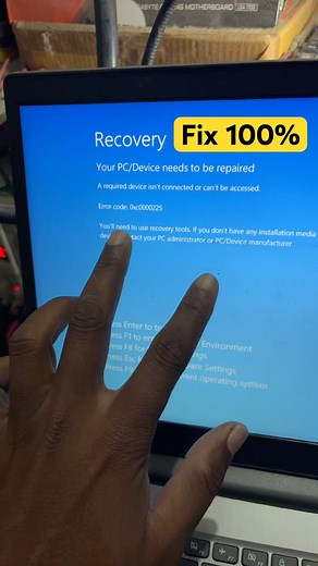 How to Fix Blue Screen PC Need to Restart No Boot Problem#macnitesh#keyboardtricks#2025short