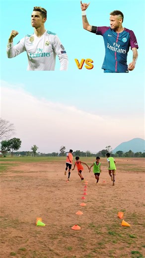 1v1 Cap Race Challenge Cr7🤍/Neymar💙 Who is Win🤔🙄🏆 #viral #shorts #youtube #football