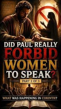 Did Paul Really Forbid Women to Speak? — What Was Happening in Corinth? #bible #shortvideo