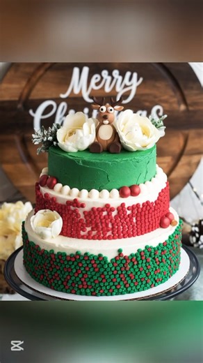 🎄✨ Stunning Christmas 3-Layer Cake Designs & Festive Milkshake Ideas | Holiday Dessert Inspiration