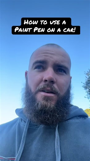 Using a paint pen to restore some chips! | car stuff