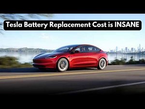 "Tesla Battery Replacement Cost is INSANE"