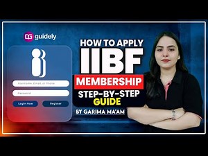 How to Apply for IIBF Membership 2025 🔍 | Step-by-Step Guide by Garima Ma’am