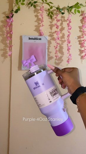 Jamaican Stanley Plug💕🇯🇲 on Instagram: "Purple 40oz Stanley💜 $8,500"