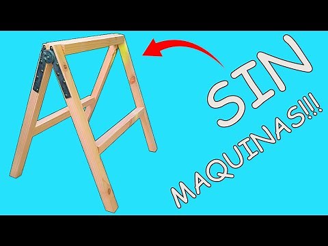 HOW TO MAKE A FOLDING EASEL WITHOUT MACHINES!! Wood - Carpentry - Angles - Luis Lovon