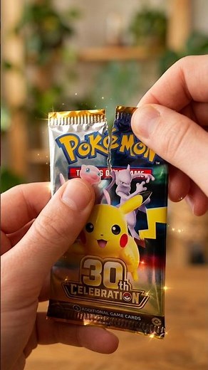 30th Celebration Pack Opening 🎉 Futuristic Rare Mew? #pokemontcg #30thcelebration #pokémon #pokemon