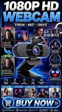 EMEET C960 1080P Webcam Review | Best Budget Webcam for Zoom & Streaming