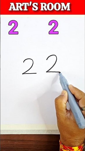 How To Draw a Rabbit With Number 22 | Easy Drawing Trick | 22 Se Rabbit Kaise Banaye #shorts