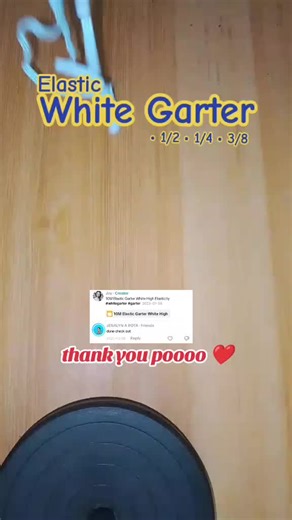 Elastic Garter #blackgarter #garter #whitegarter #tailoring