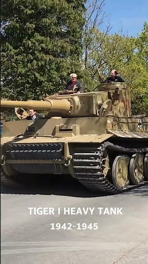 Tiger I German Heavy Tank during WW2 at The Tank Museum in Bovington, UK #ww2 #panzer #germanarmy
