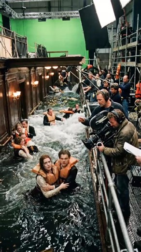 “You won’t believe how this scene was filmed 😳” part 13 #behindthescenes #titanic #moviesecrets