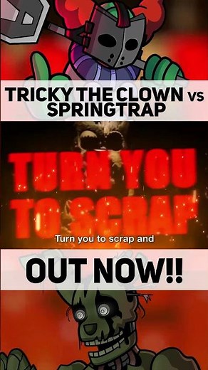 OUT NOW: Tricky the Clown vs Springtrap - Rap Battle! #rapbattle #eddiefrb #fnaf #madnesscombat #fnf