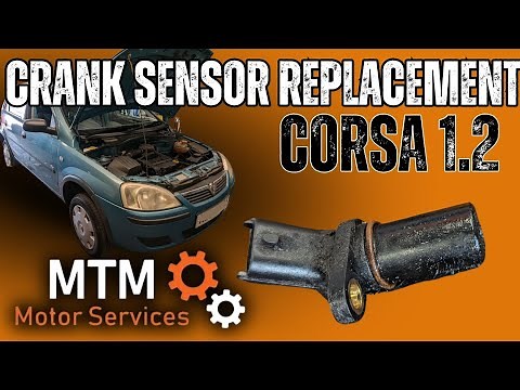 Vauxhall Corsa 1.2 crank position sensor replacement