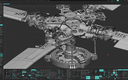 纯ZBrush ZModeler建模 中文语音