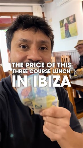 You won’t believe the price of this lunch in Ibiza