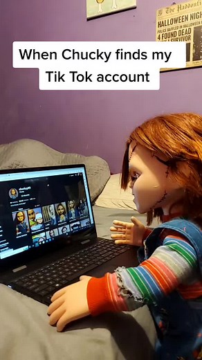 Chucky Discovers My TikTok Account: A Hilarious Encounter