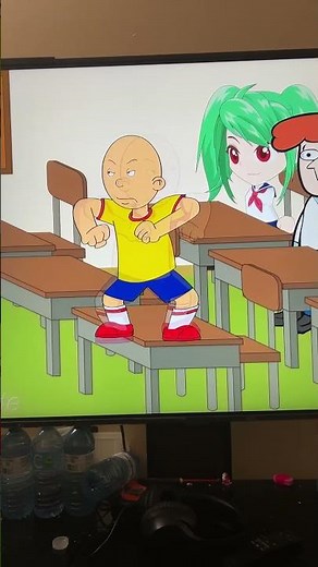 Caillou Gets Angry For Being Held Back From 12th Grade! #bestcreator #goanimate #caillougetsgrounded