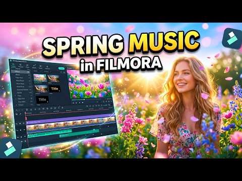 Edit Your Spring Love Story Music Video by These Steps | Filmora Tutorial