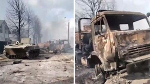 Ukrainian Forces Fend Off Russian Convoy On Outskirts of Kyiv