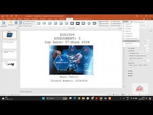 2024 | S1| EUP1501| ASSIGNMENT 5| STEP 3| POWERPOINT