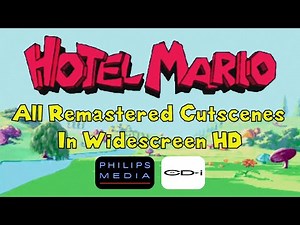 Hotel Mario (Philips CD-I | 1994) | All Remastered Cutscenes In Widescreen HD
